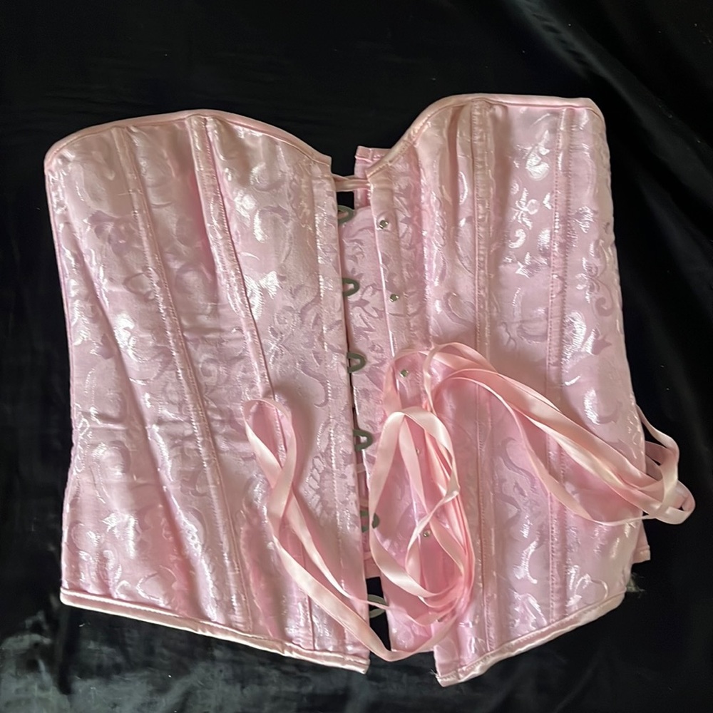 Baby pink corset